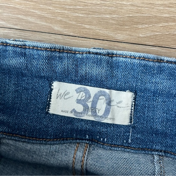 High-Waisted Blue Flare Jeans We the Free Size 30 - Picture 4 of 5